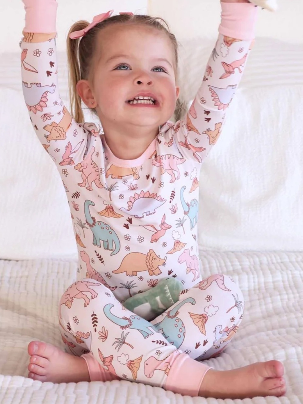Caden Lane Two Piece Pajama Set | Dolly's Dino